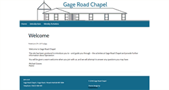 Desktop Screenshot of gageroadchapel.org.uk